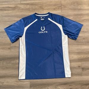 NFL Colts Blue and White Short Sleeve Jersey Tee